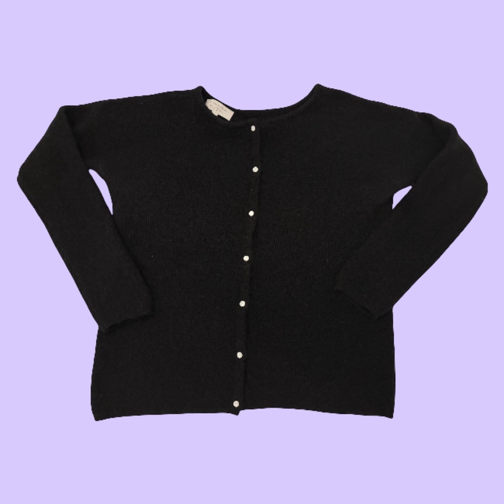 Sézane Gaspard Cardigan - Black - Picture 2 of 2